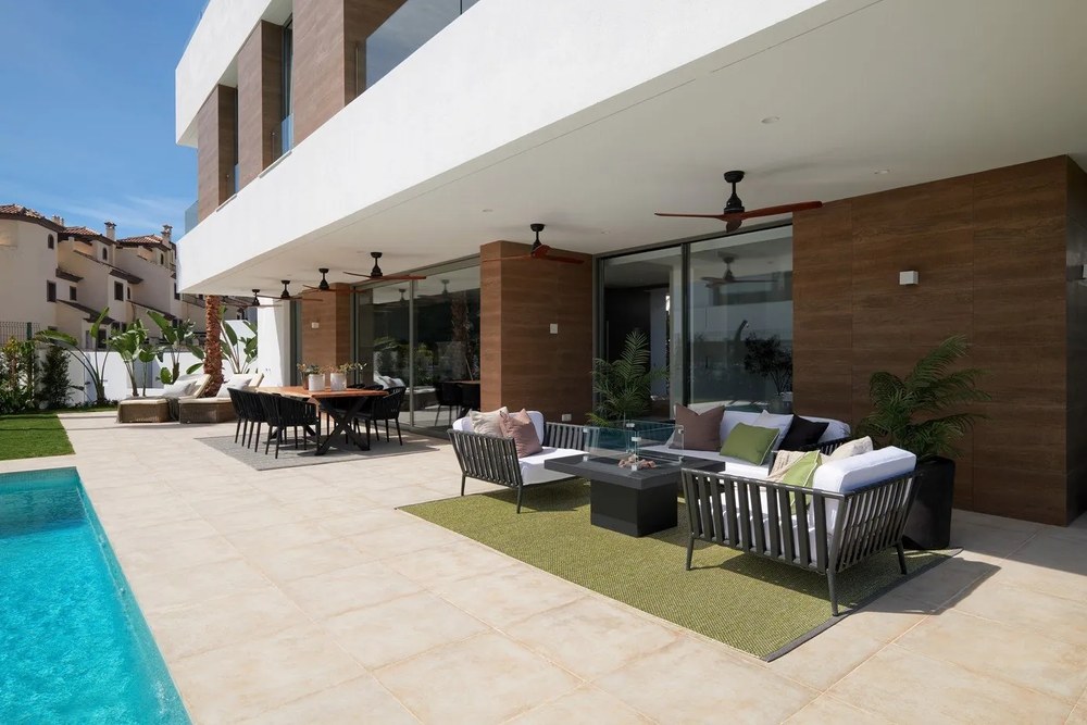 Szürke kültéri-beltéri szőnyeg 140x200 cm Belle Concrete – Pappelina