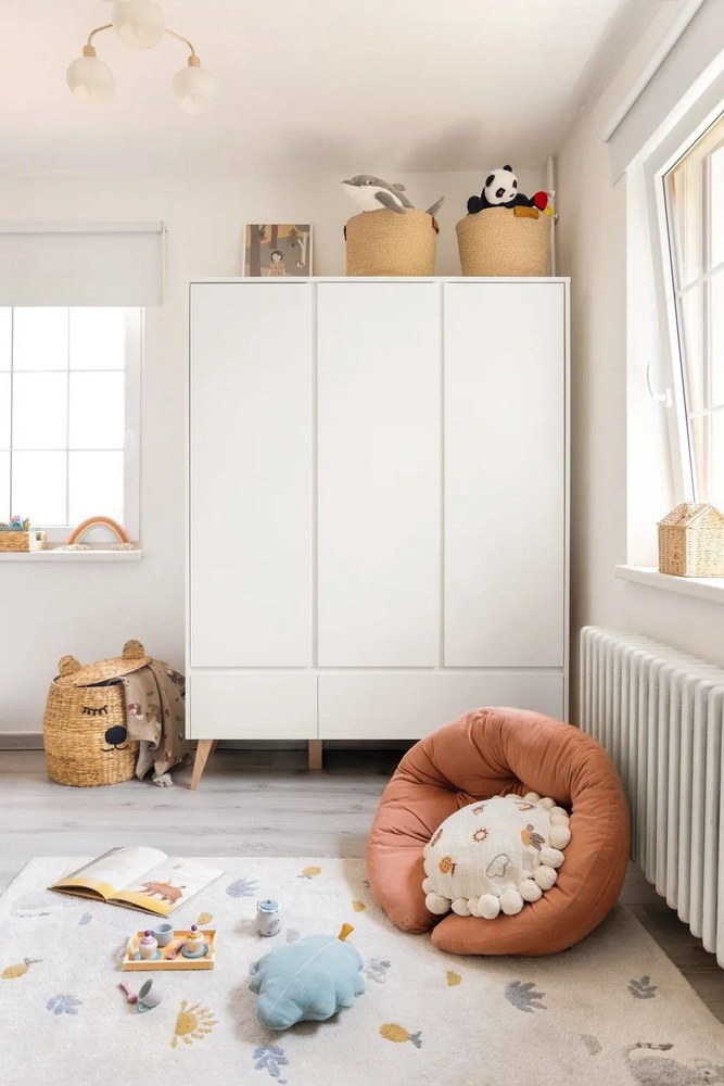 Vízijácint játéktároló kosár fedéllel, ⌀ 42 cm - Bloomingville Mini