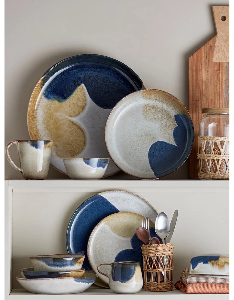 Agyagkerámia étkészlet 12 db-os Jules – Bloomingville