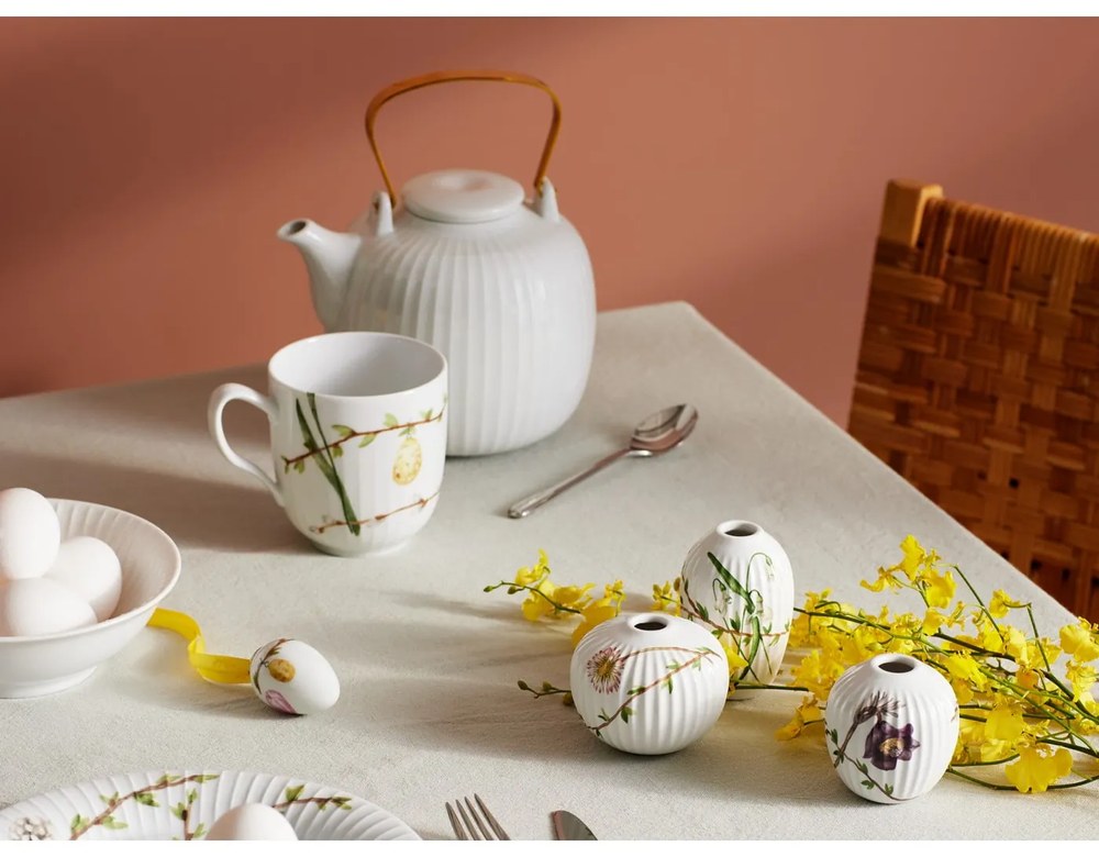 Hammershoi fehér porcelán teáskanna, 1,2 l - Kähler Design