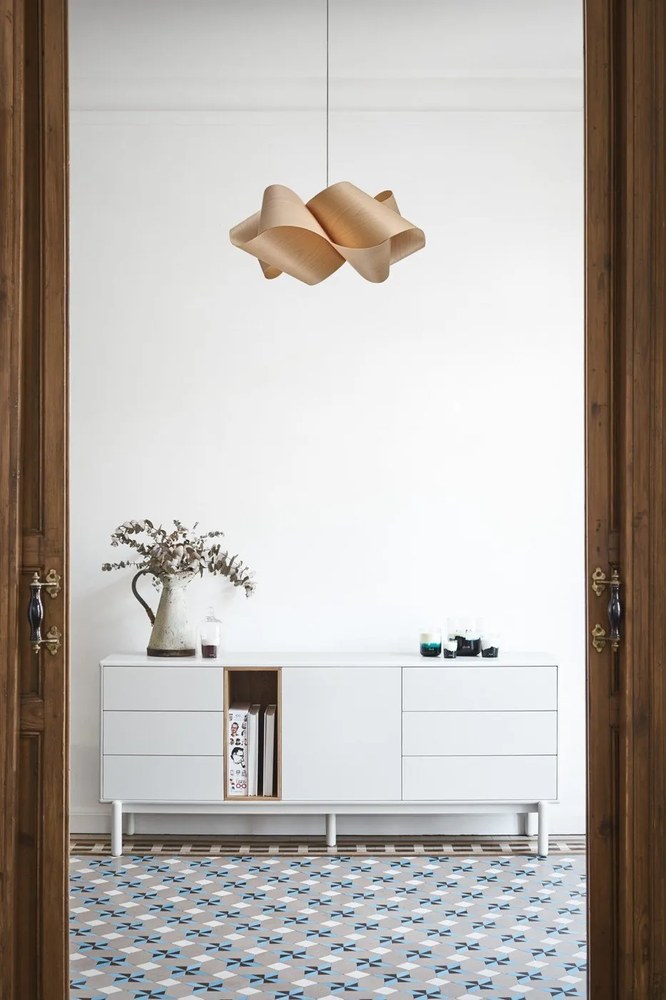 Krémszínű komód 180x76x40 cm Corvo – Teulat