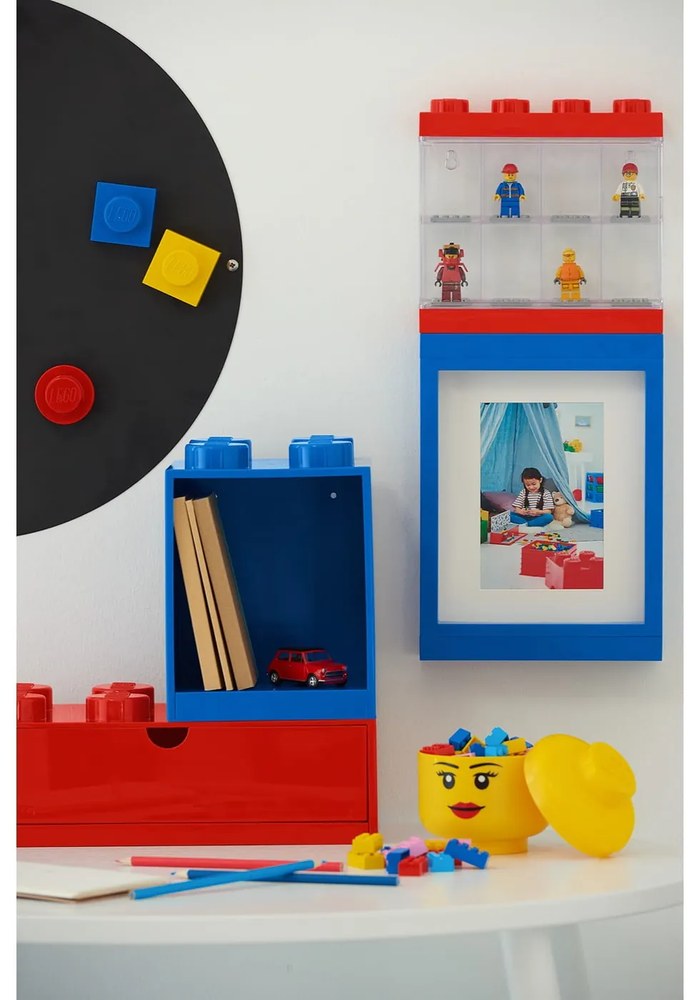 Girl minifigura fej tároló, ⌀ 16,3 cm - LEGO®
