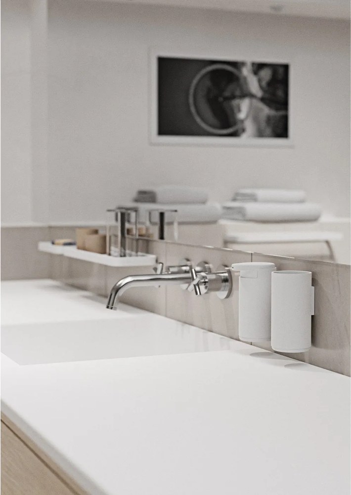 Rim fehér fürdőszobai polc, 44 x 11 cm - Zone