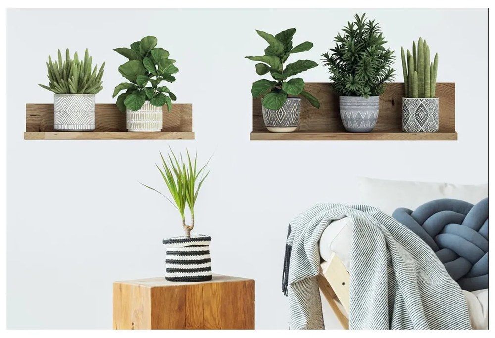 Falmatrica 60x35 cm 3D effect Green Plants – Ambiance