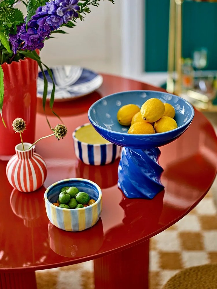 Kék kerámia tál ø 24,5 cm Riley – Bloomingville