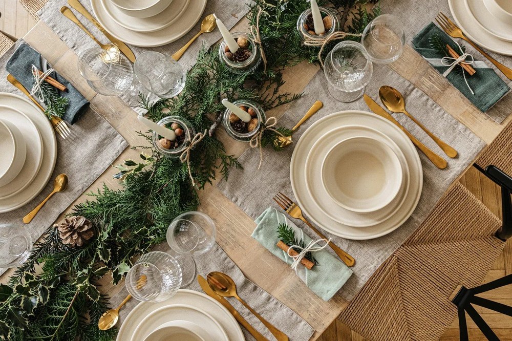 Világosbézs len tányéralátét, 35 x 45 cm - Linen Tales