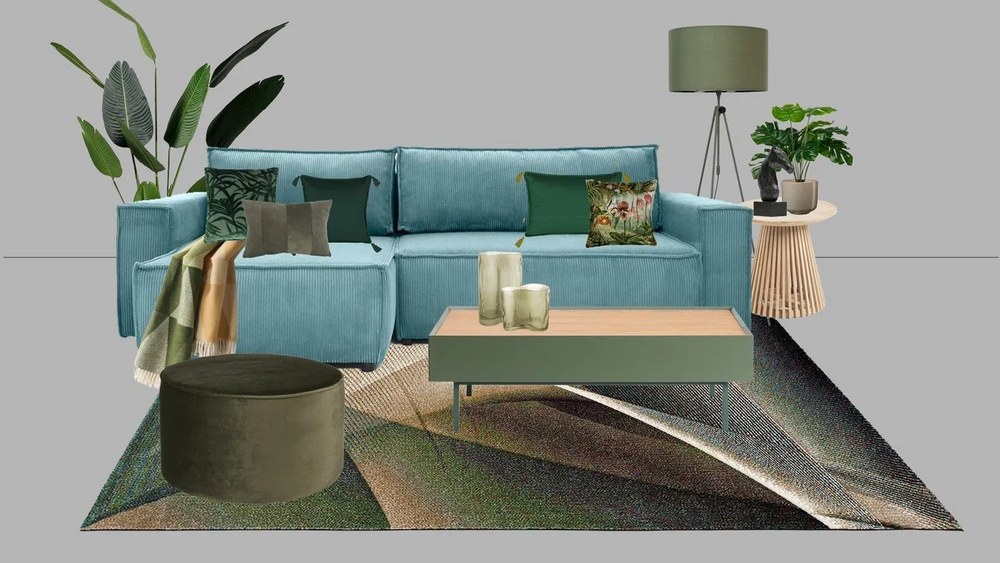 Lesley zöld állólámpa - Zuiver