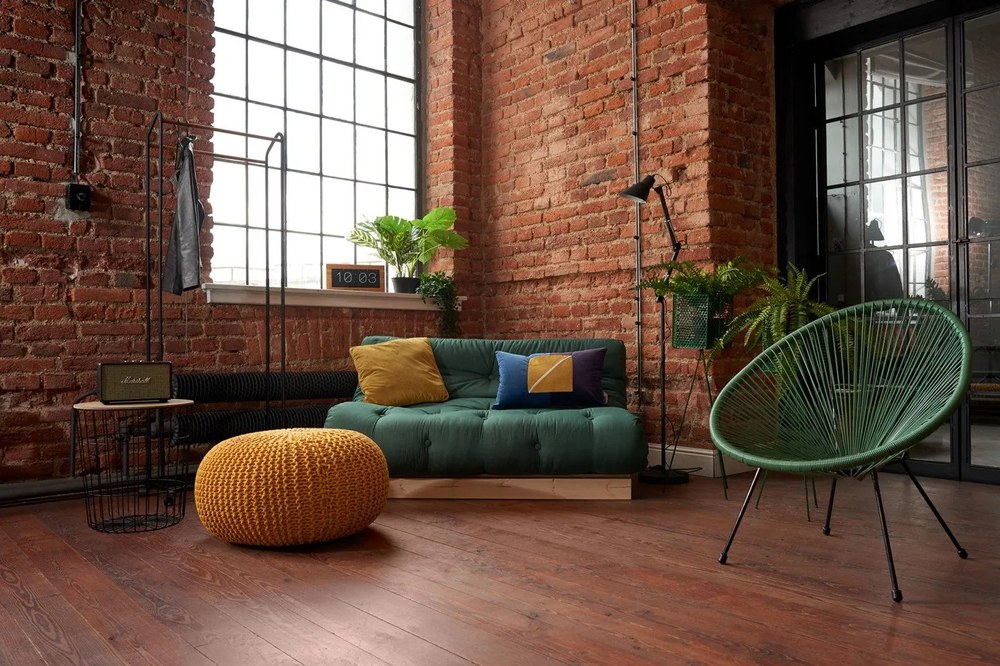 Flip fa billenő számlapos óra, 37 x 17,5 cm - Karlsson