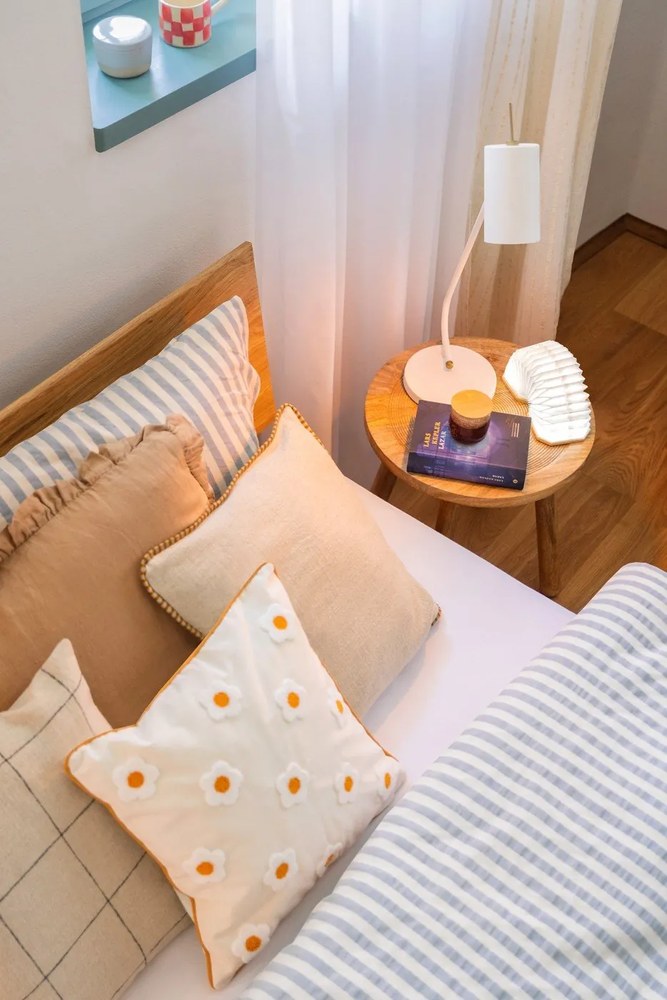 Lenkeverék párnahuzat 45x45 cm Ardit – Kave Home