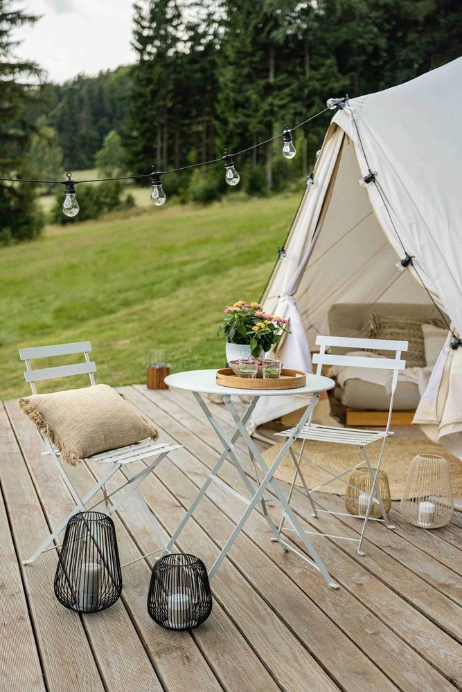 Bézs agyagkerámia étkészlet 16 db-os Glosia - Bonami Selection