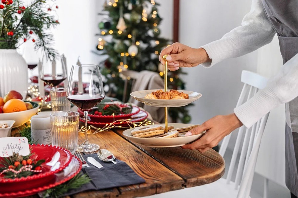 Len evőeszköztartó zseb 2 db-os 23x23 cm Dark Grey – Linen Tales