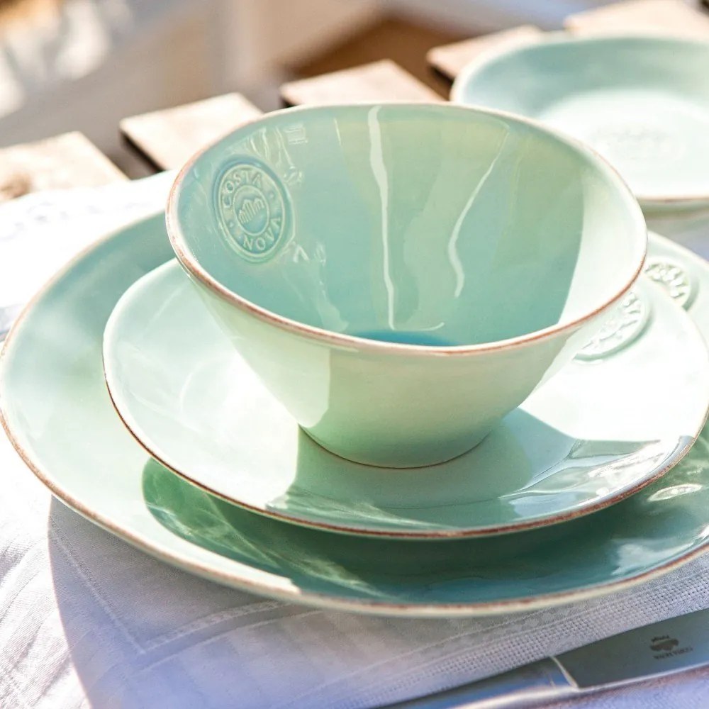 Nova türkiz agyagkerámia tál, 15 cm - Costa Nova