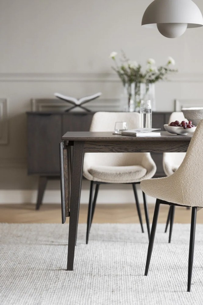 Tölgyfa bővíthető étkezőasztal 120x80 cm Filippa - Rowico