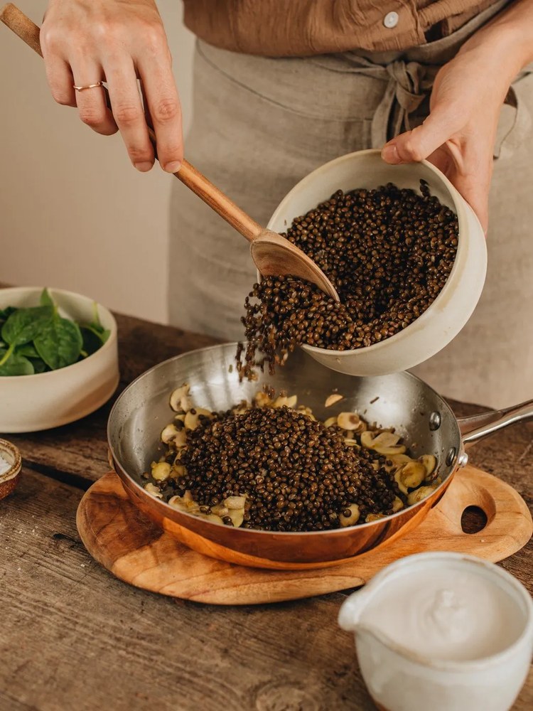 Malia 18 db-os krémszínű agyagkerámia étkészlet - Bonami selection