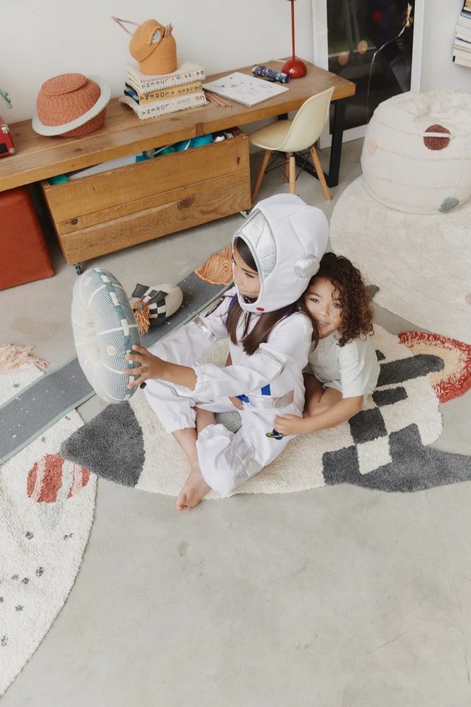 Krémszínű gyerek babzsákfotel Solar System – Lorena Canals