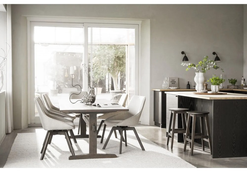 Bézs étkezőszék szett 2 db-os Alison – Rowico