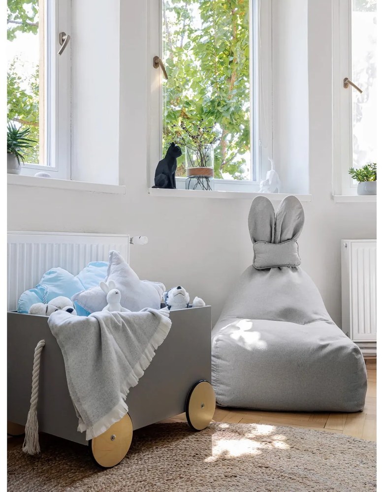 Funny Bunny bézs babzsák - The Brooklyn Kids