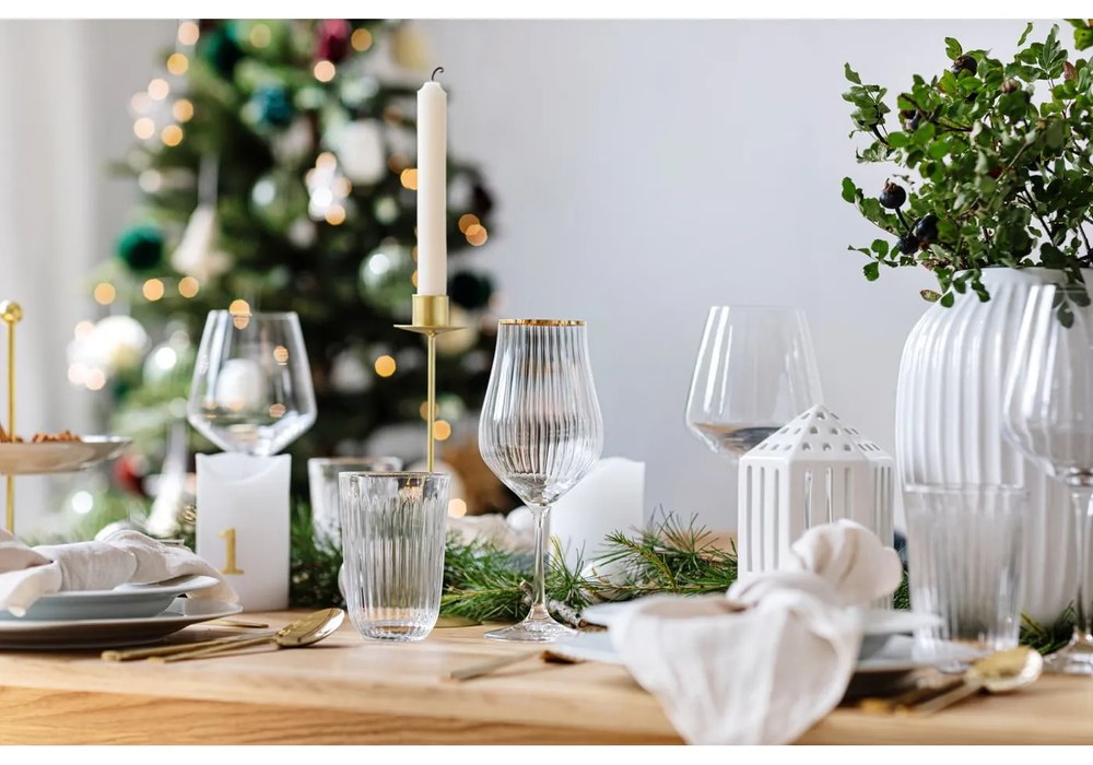 Aranyszínű rozsdamentes acél evőeszköz készlet 16 db-os Avie – Premier Housewares