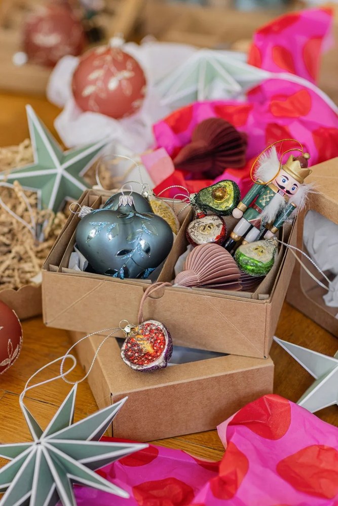 Fa karácsonyfadísz készlet 6 db-os 13 cm Nikita – Bloomingville