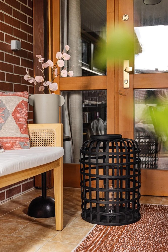 Terracotta kültéri párna újrahasznosított műanyagból, 45 x 45 cm - Green Decore