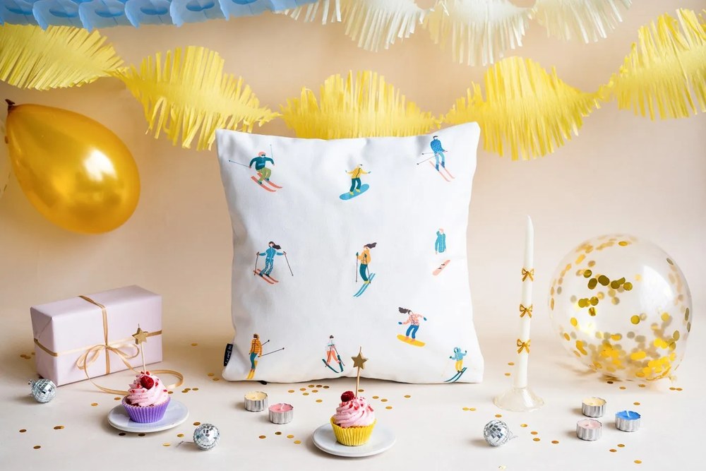 Üveg gyertyatartó Heir – Hübsch