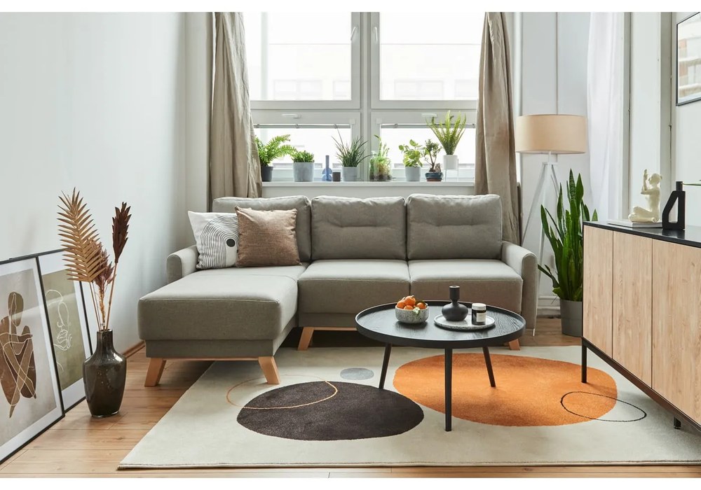 Mesa fekete dohányzóasztal, ⌀ 78 cm - WOOOD