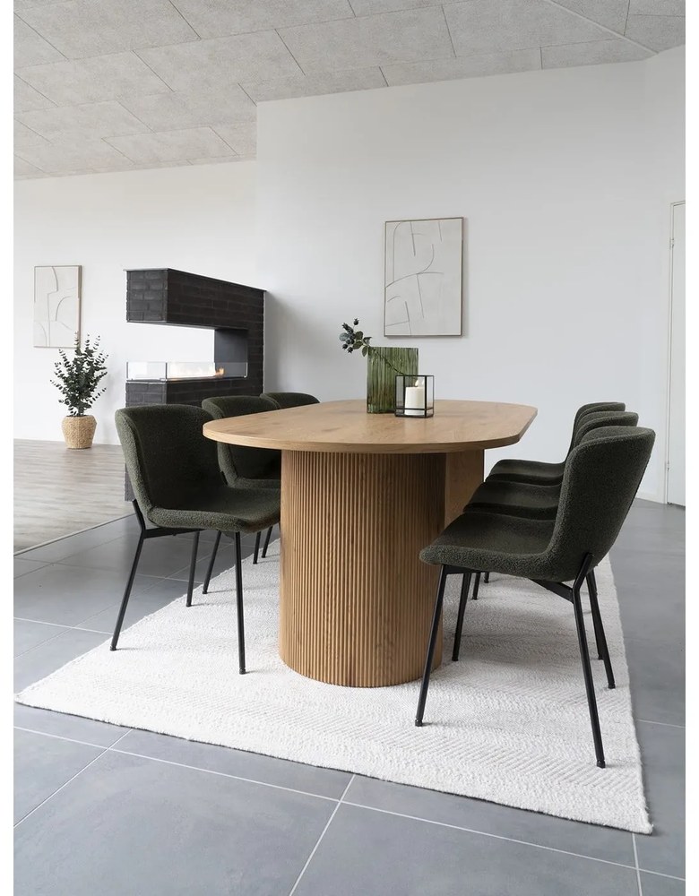 Sötétzöld étkezőszék szett 2 db-os Maceda – House Nordic