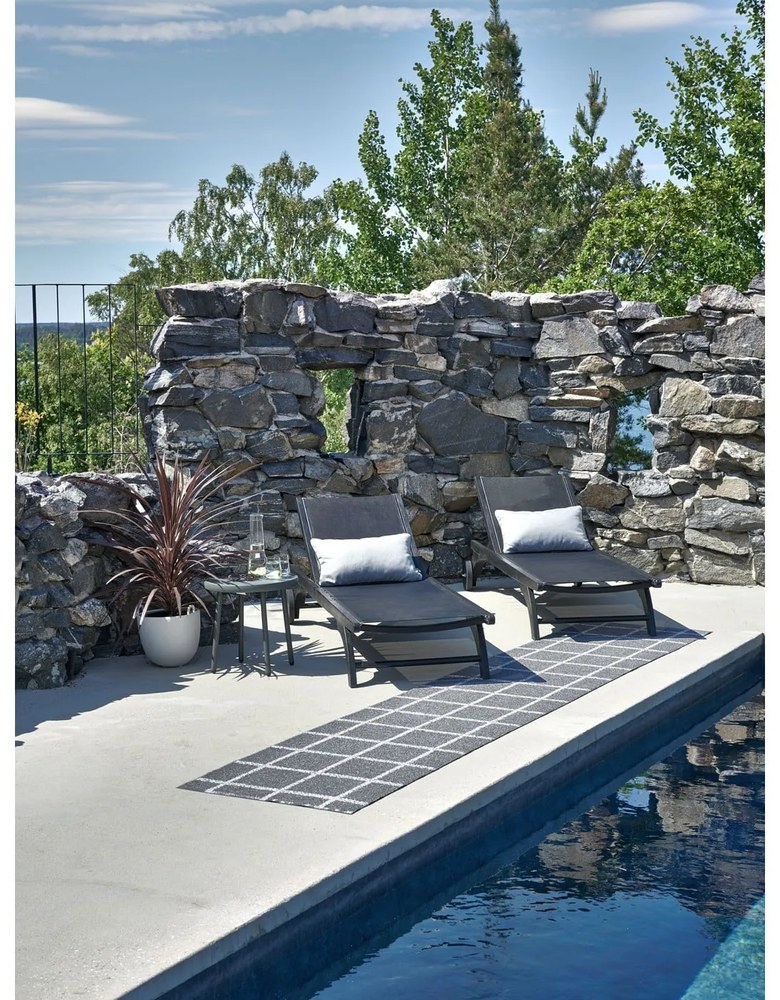 Kültéri párna 38x58 cm Sunny Pale Turquoise – Pappelina