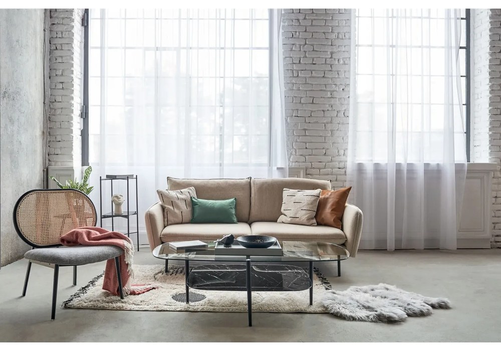 Vienna bézs kanapé, 200 cm - Cosmopolitan Design