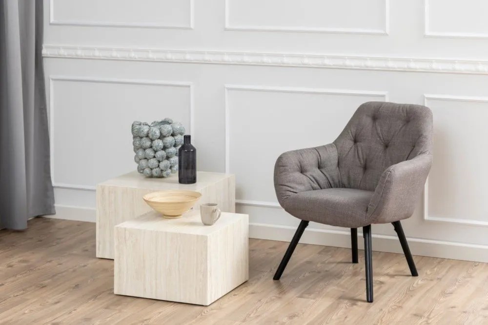 Dohányzóasztal szett 2 db-os 58x58 cm Dice - Actona