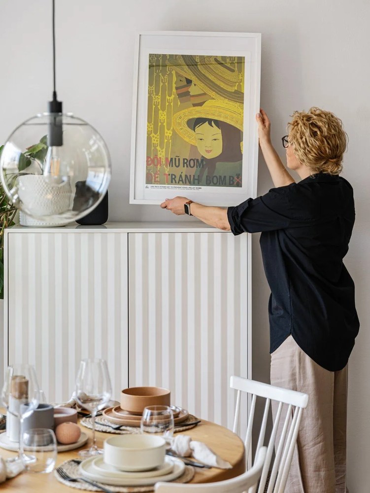 Sierra fehér magas komód 97x130 cm - Teulat