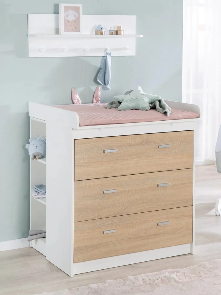 Fehér gyerek könyvespolc 29x88 cm Maren – Roba