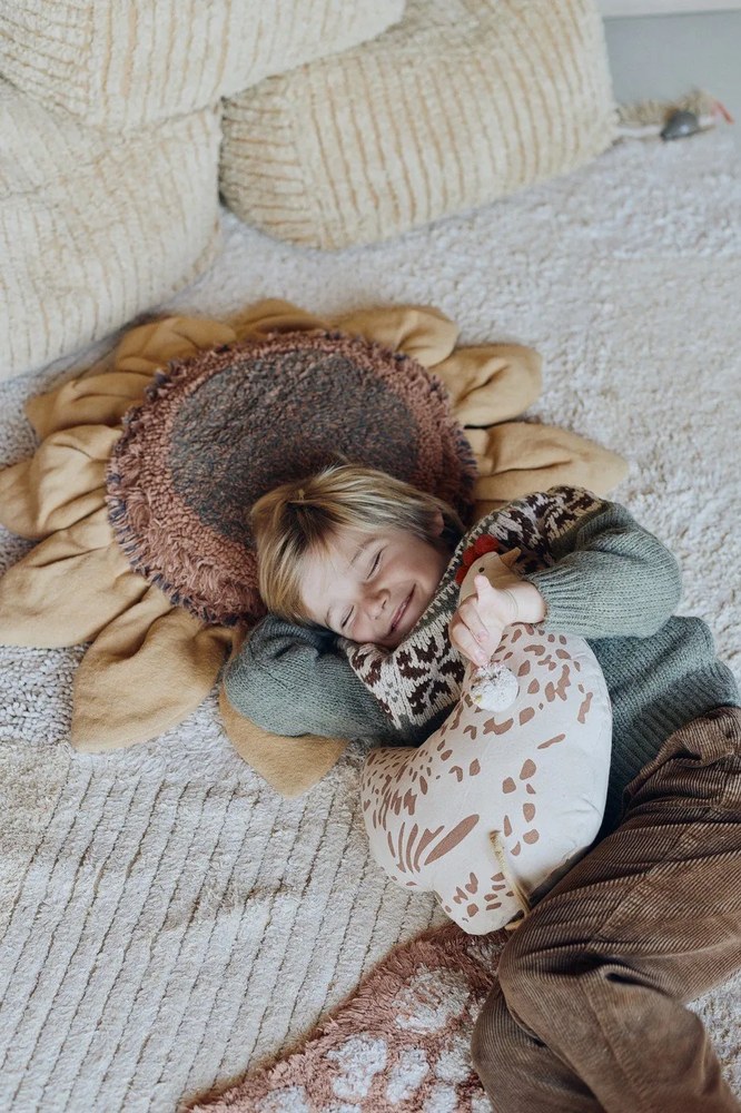 Mustársárga gyerek babzsákfotel Haystack – Lorena Canals