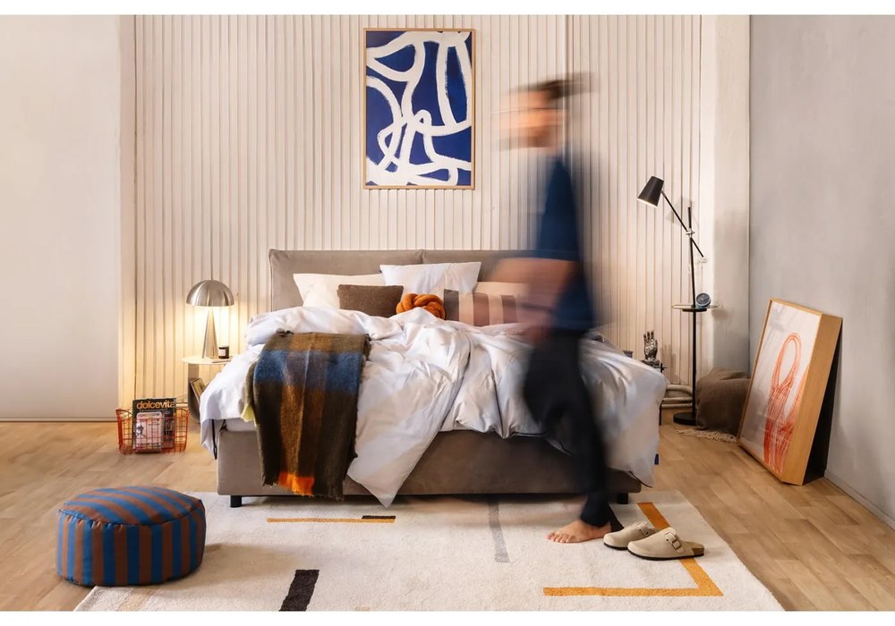 Narancssárga-krémszínű szőnyeg 160x230 cm Linea – Bonami Selection