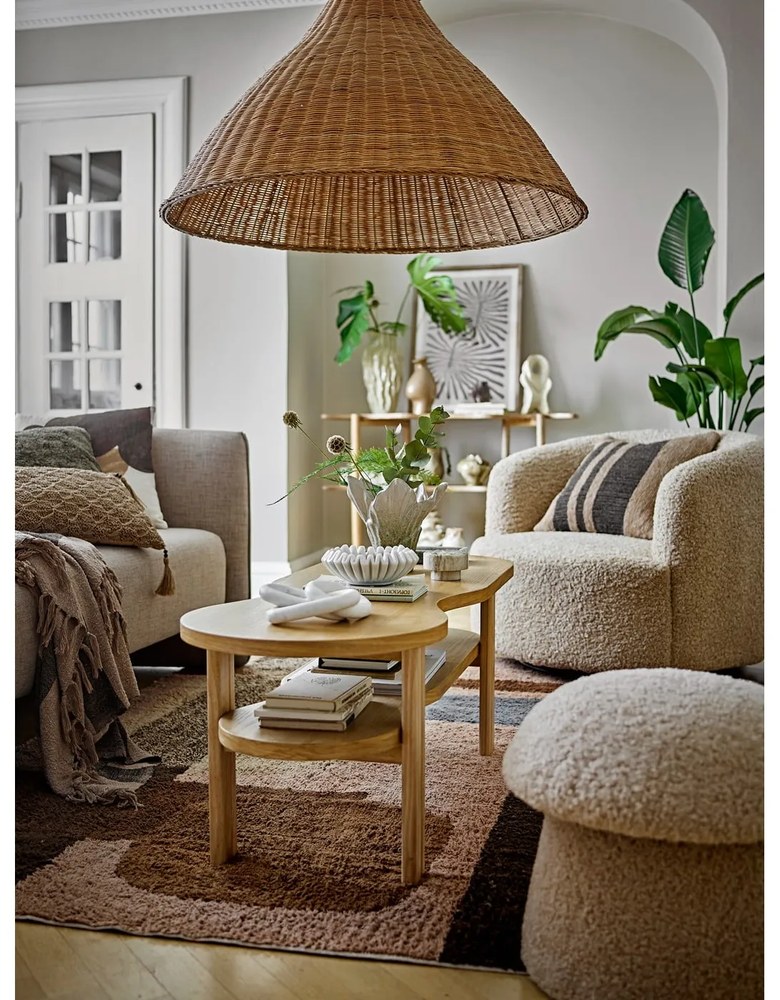 Bézs buklé fotel Bocca – Bloomingville