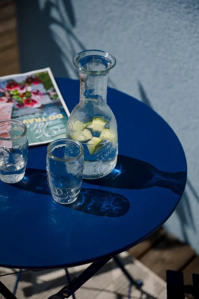 Retro sötétkék kerti bútorgarnitúra - Bonami Essentials