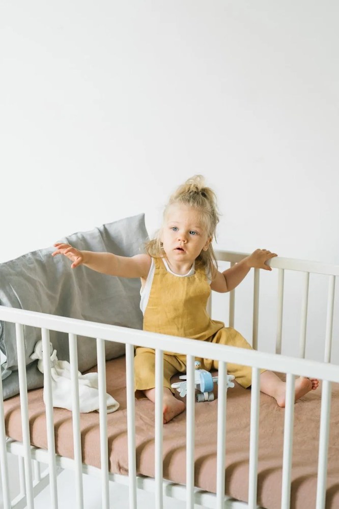 Világosszürke len párnahuzat, 70 x 90 cm - Linen Tales