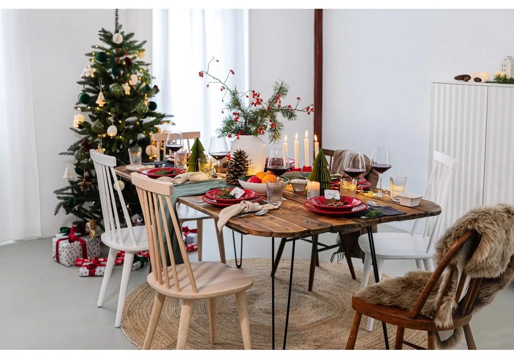 Bombay világosbarna kerek szőnyeg, ø 150 cm - House Nordic