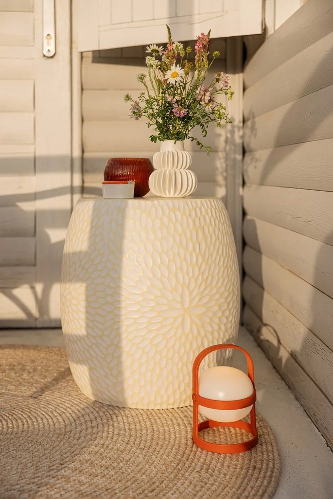 Napelemes-USB- hordozható LED kültéri lámpa ø 12 cm Soft Spot – Rosendahl