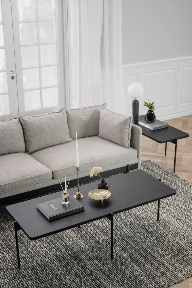 Shelton barna kőrisfa dohányzóasztal, 145 x 60 cm - Rowico