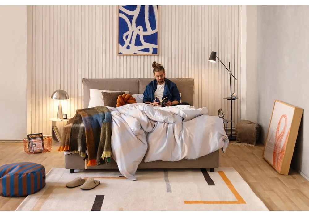 Narancssárga-krémszínű szőnyeg 160x230 cm Linea – Bonami Selection