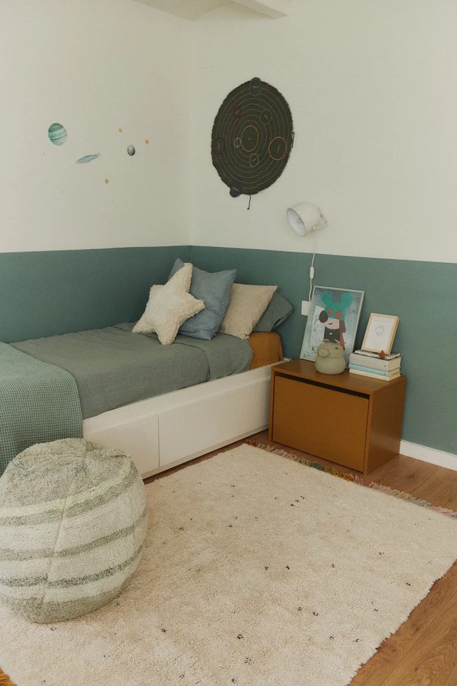 Zsályaszínű gyerek babzsákfotel Neptune – Lorena Canals