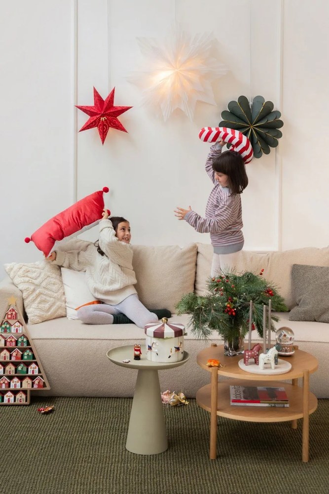 Bézs buklé kinyitható kanapé 247 cm Quinoa – Bonami Selection