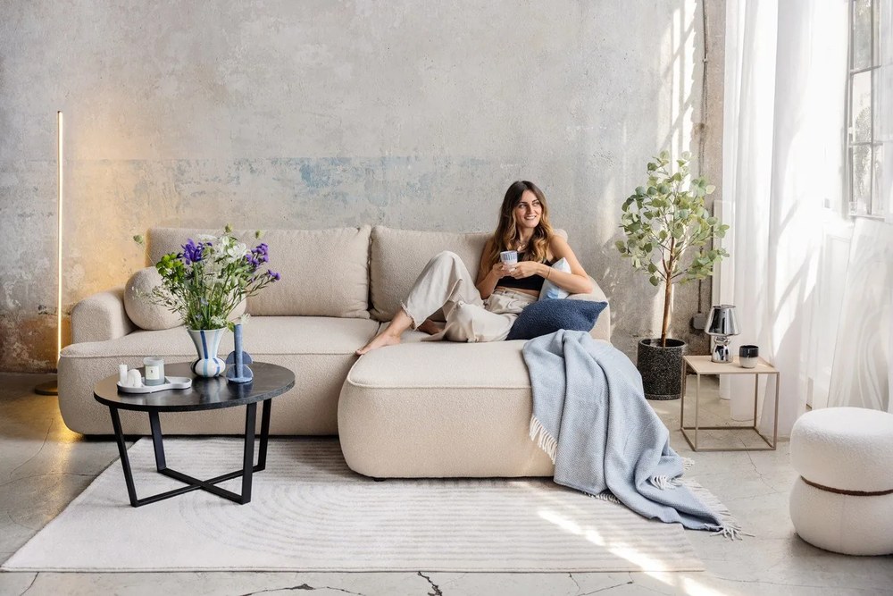 Cafe fekete-fehér agyagkerámia bögre, 300 ml - Ladelle