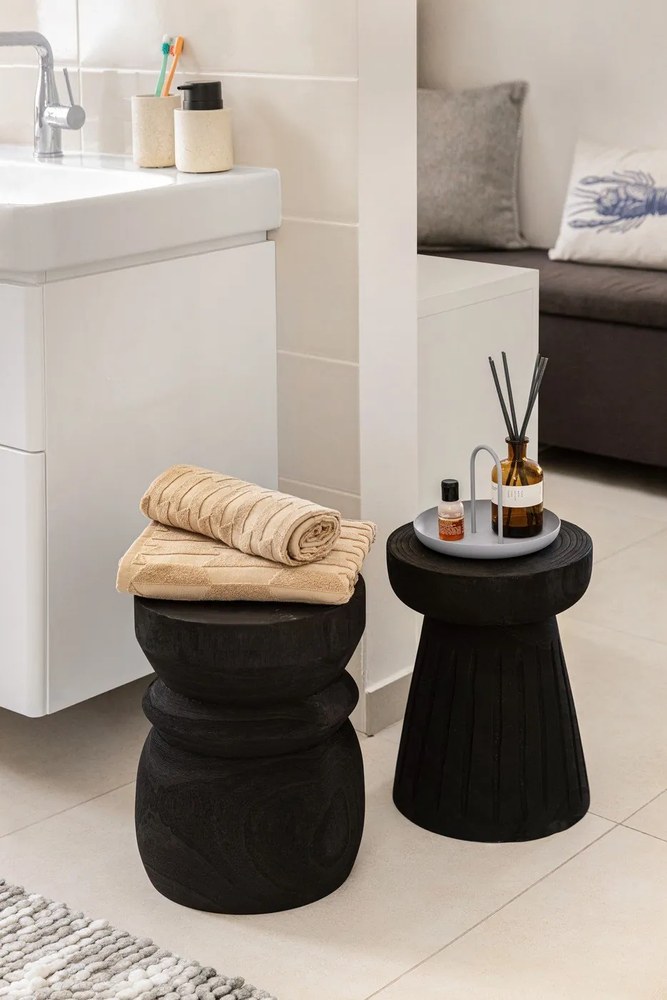 Singles világosszürke fémtálca, ø 20 cm - Zone