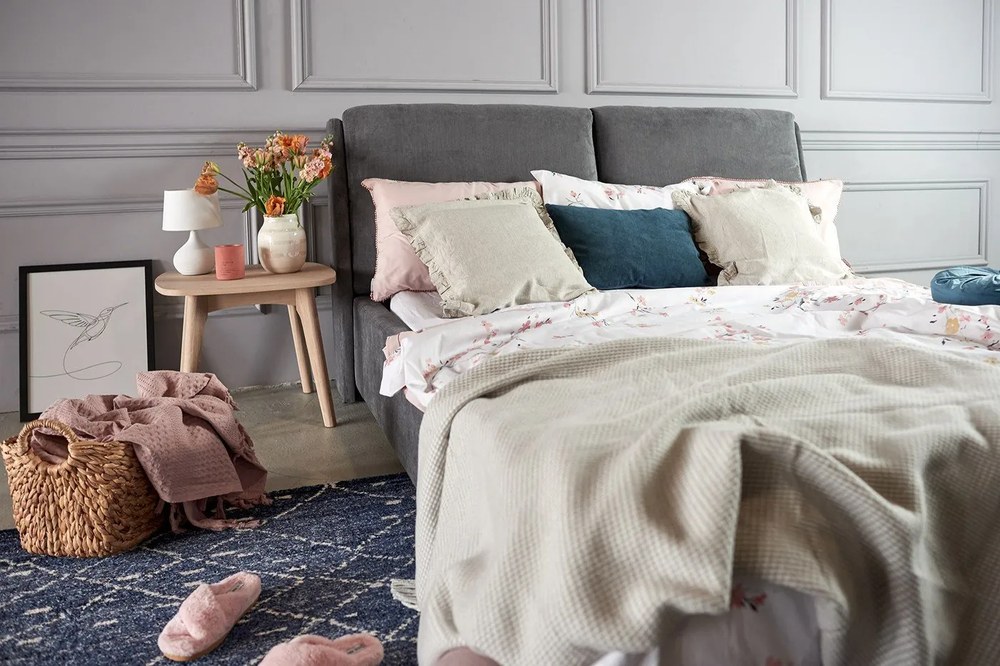 Martin fehér kerámia-szövet asztali lámpa, magasság 29 cm - Reality