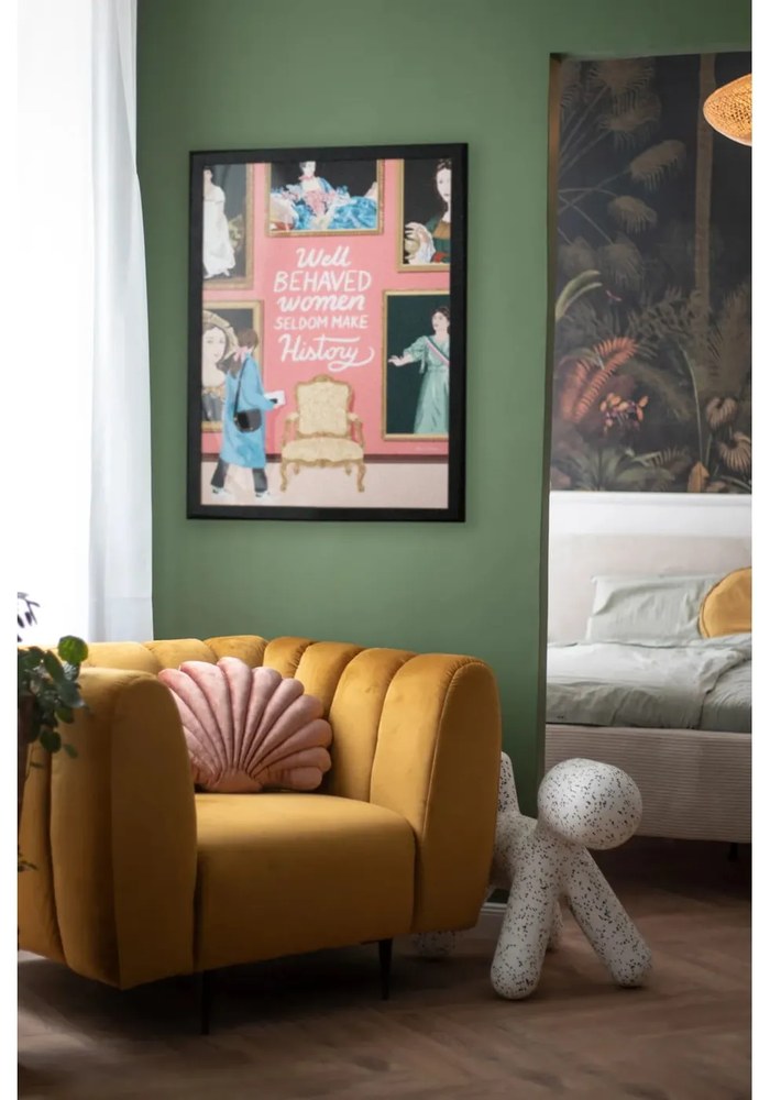 Bézs kárpitozott franciaágy 180x200 cm Mattis Cord – Meise Möbel