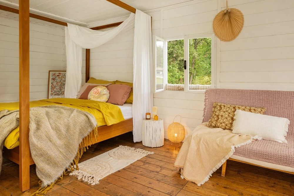 Rattan asztali lámpa - Casa Selección