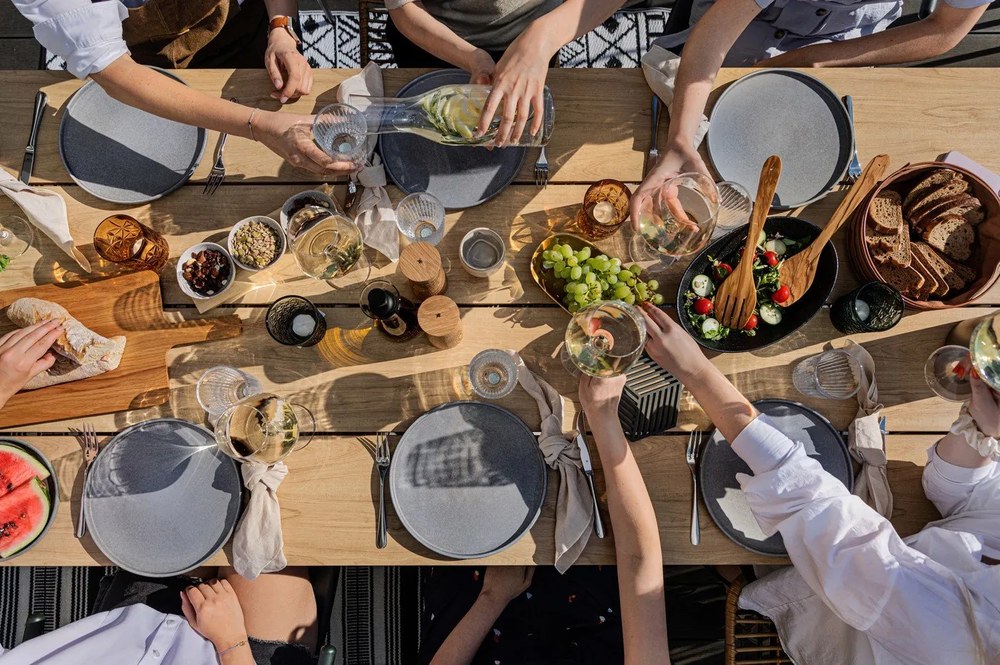 Malia 18 db-os szürke agyagkerámia étkészlet - Bonami selection