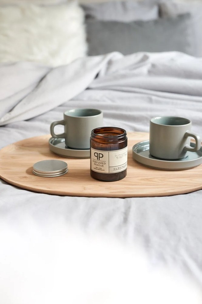 Illatos szójaviasz gyertya égési idő 40 ó #32 Bergamot, Coconut, Vanilla – Perfumed Prague